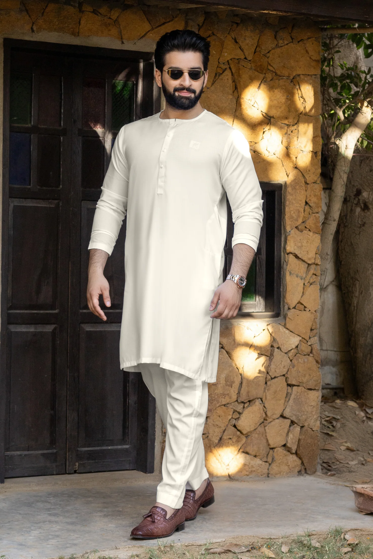 Awami Stitched Suit - Boski - Image 2