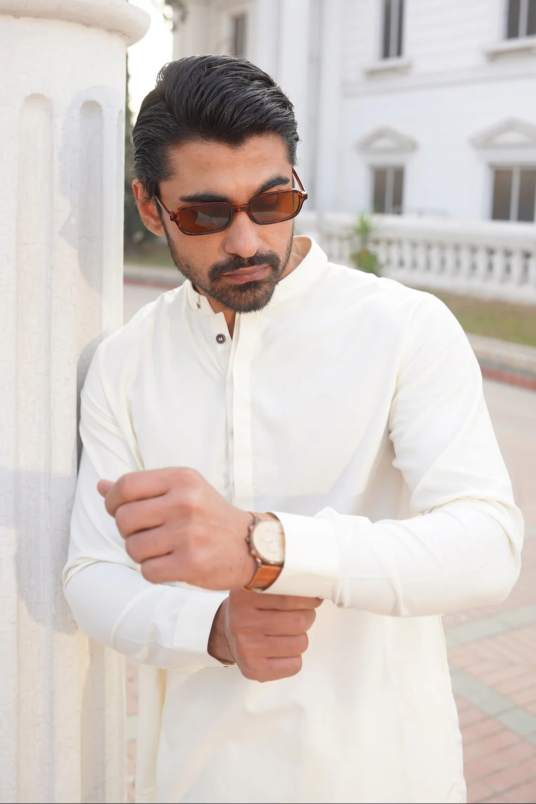 Stitched Modern Gumpatti Kameez with Shalwar - Boski - Image 2