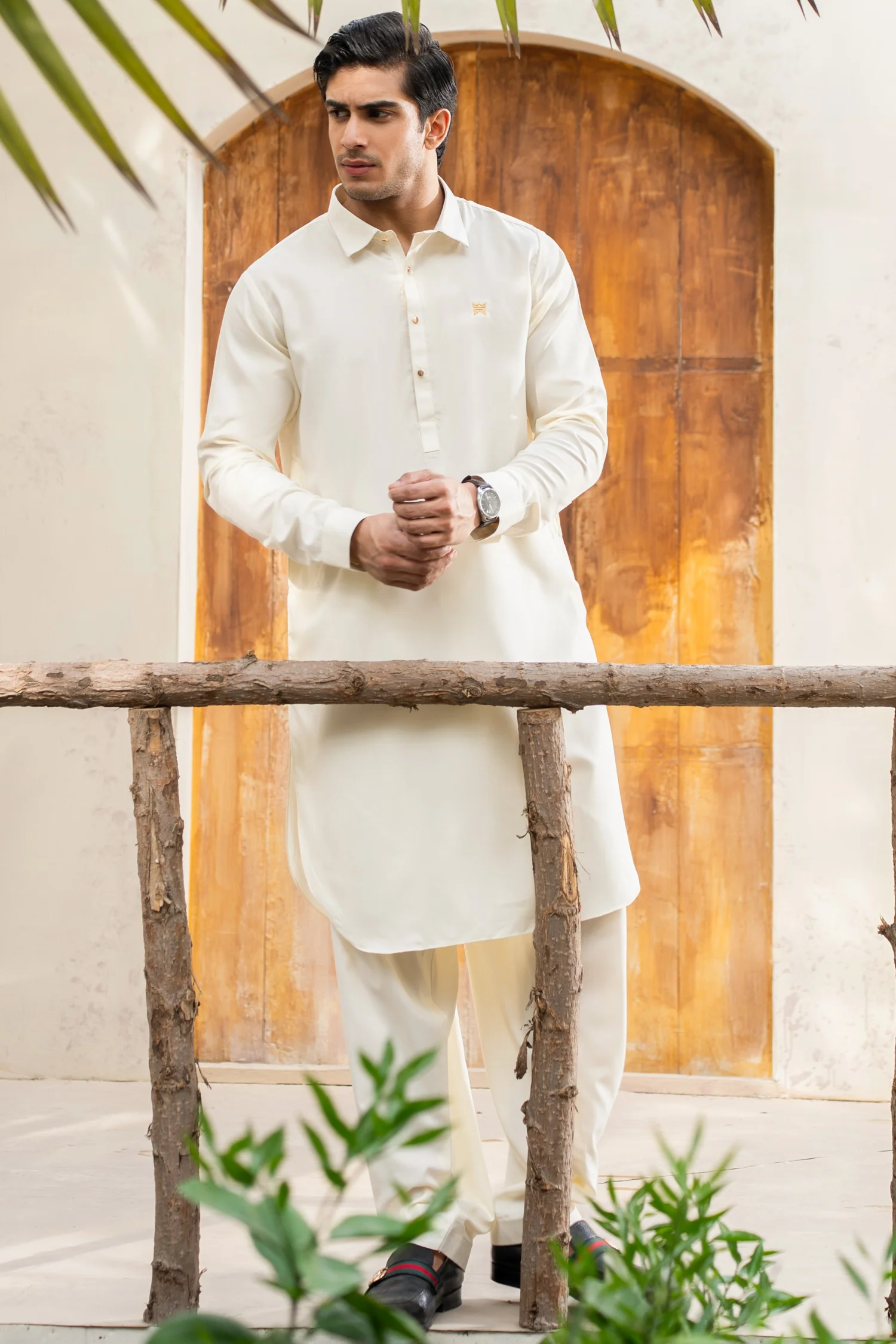 Formal Fall Boski Logo Stitched Suit