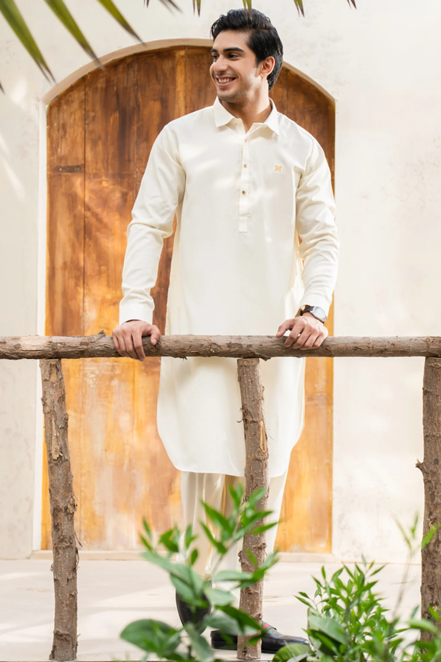 Formal Fall Boski Logo Stitched Suit - Image 3