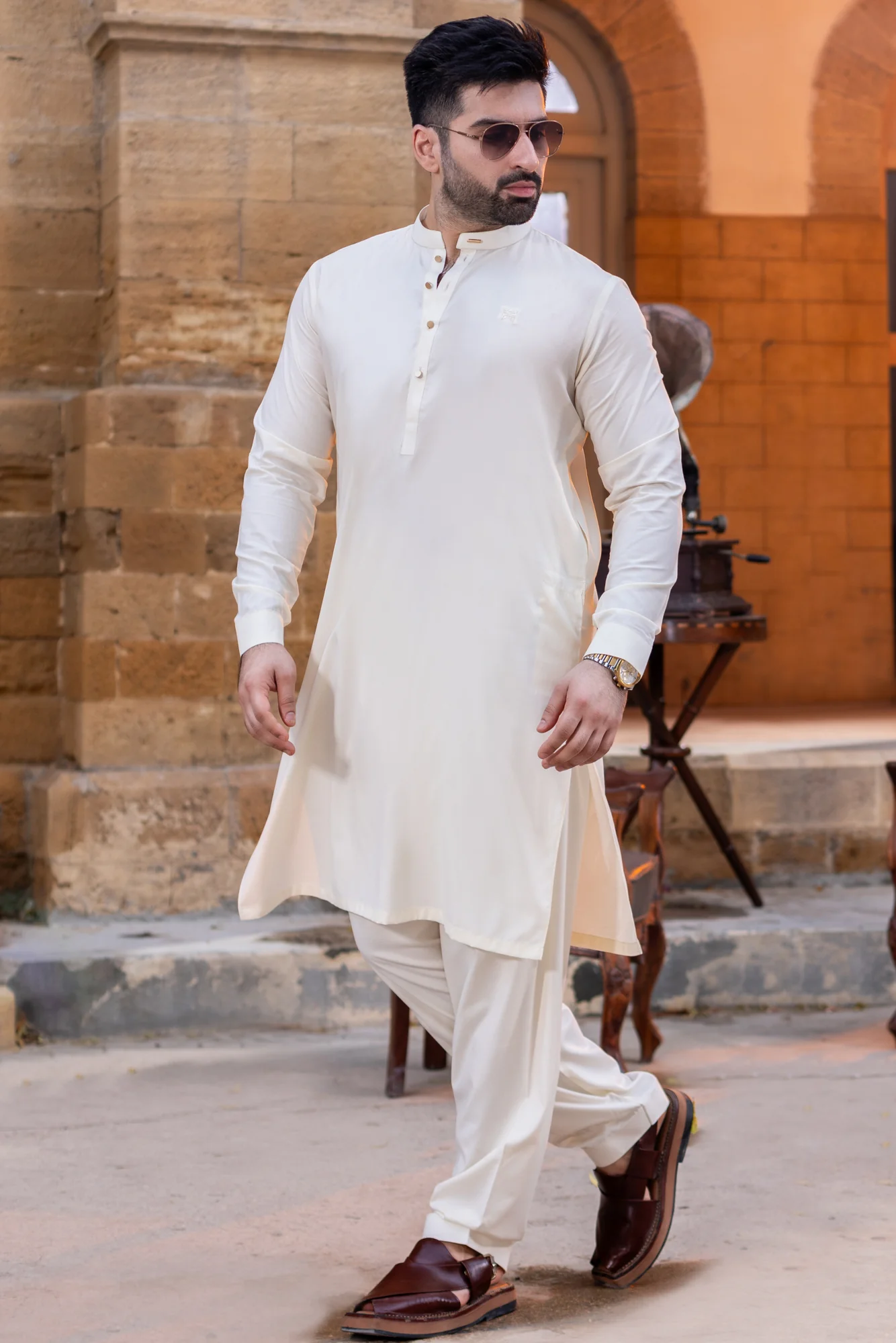 Small side ban badge  Shalwar Kameez -Boski - Image 2
