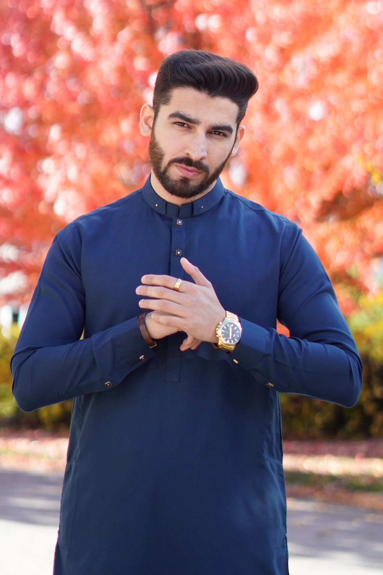 Stitched Royal Shalwar Kameez Suit - Seagreen - Image 2