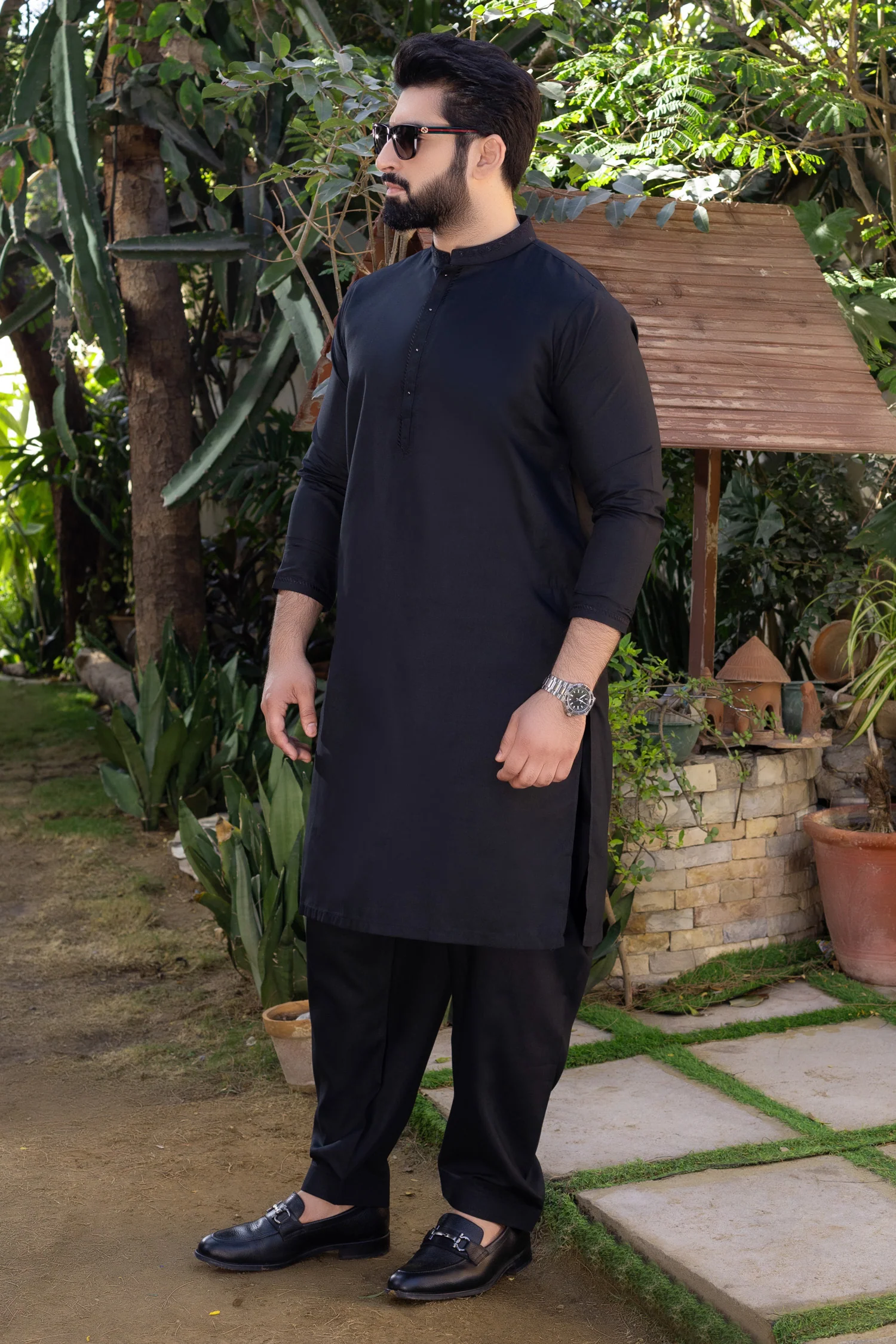Royal Stitched Suit Collection - Black - Image 3